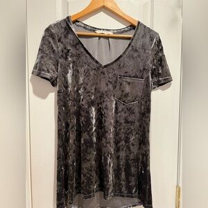 Velvet Legging Tee size small